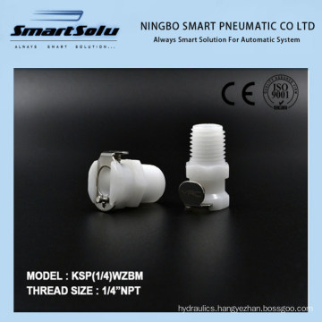 Water 1/4" NPT Plastic Thread Fitting